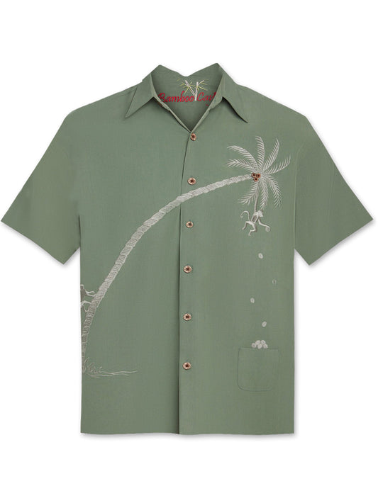 Going Coconuts Polynosic Camp Shirt by Bamboo Cay