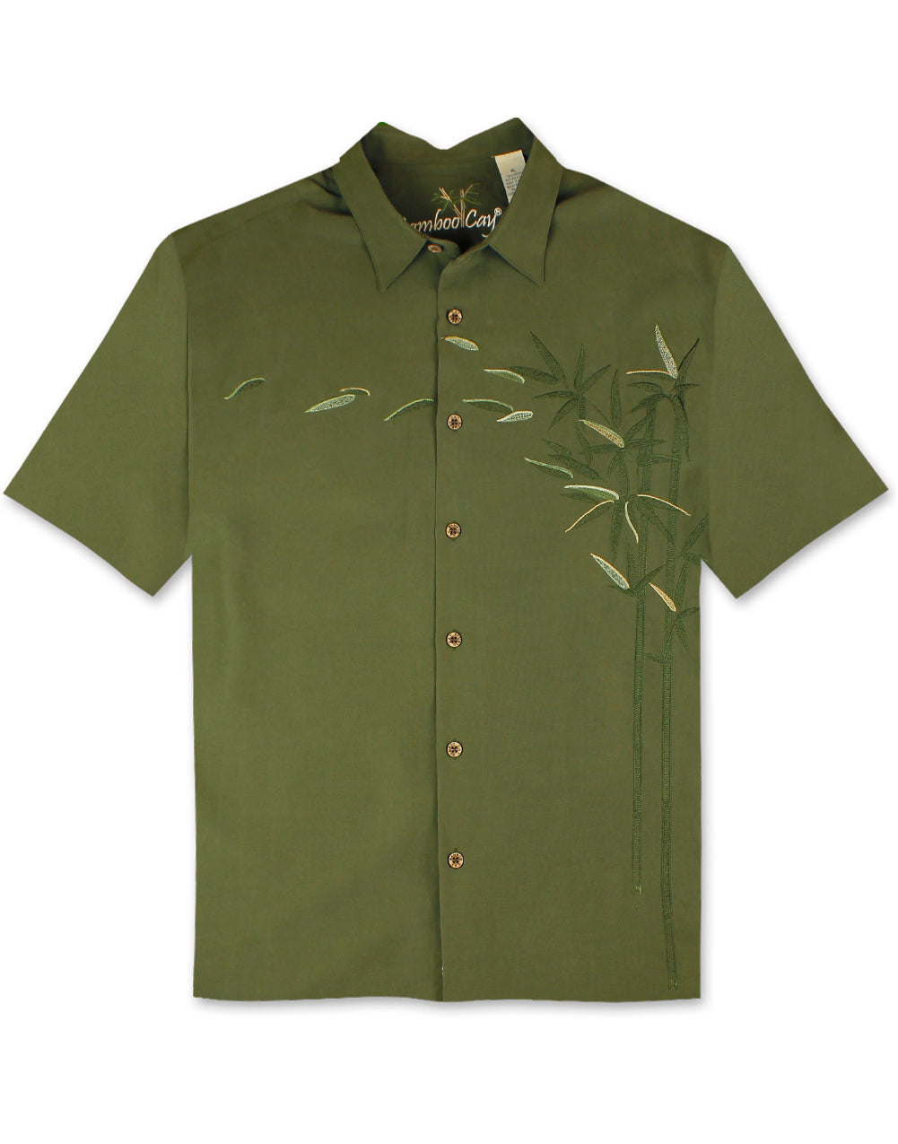 Bamboos On The Loose Polynosic Camp Shirt by Bamboo Cay