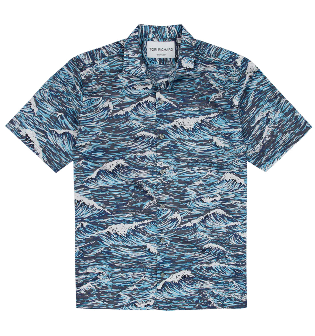 Whitecaps Cotton Lawn Shirt by Tori Richard