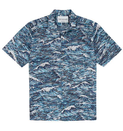 Whitecaps Cotton Lawn Shirt by Tori Richard