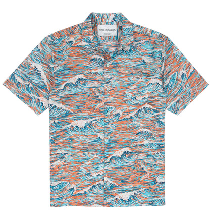 Whitecaps Cotton Lawn Shirt by Tori Richard