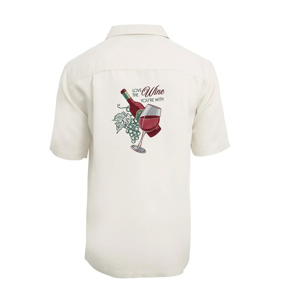 Wine Your With Embroidered Shirt by Weekender