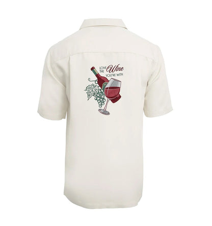Wine Your With Embroidered Shirt by Weekender