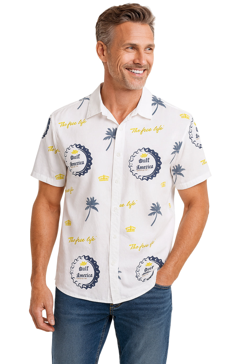 Gulf of America Woven Button Down Shirt