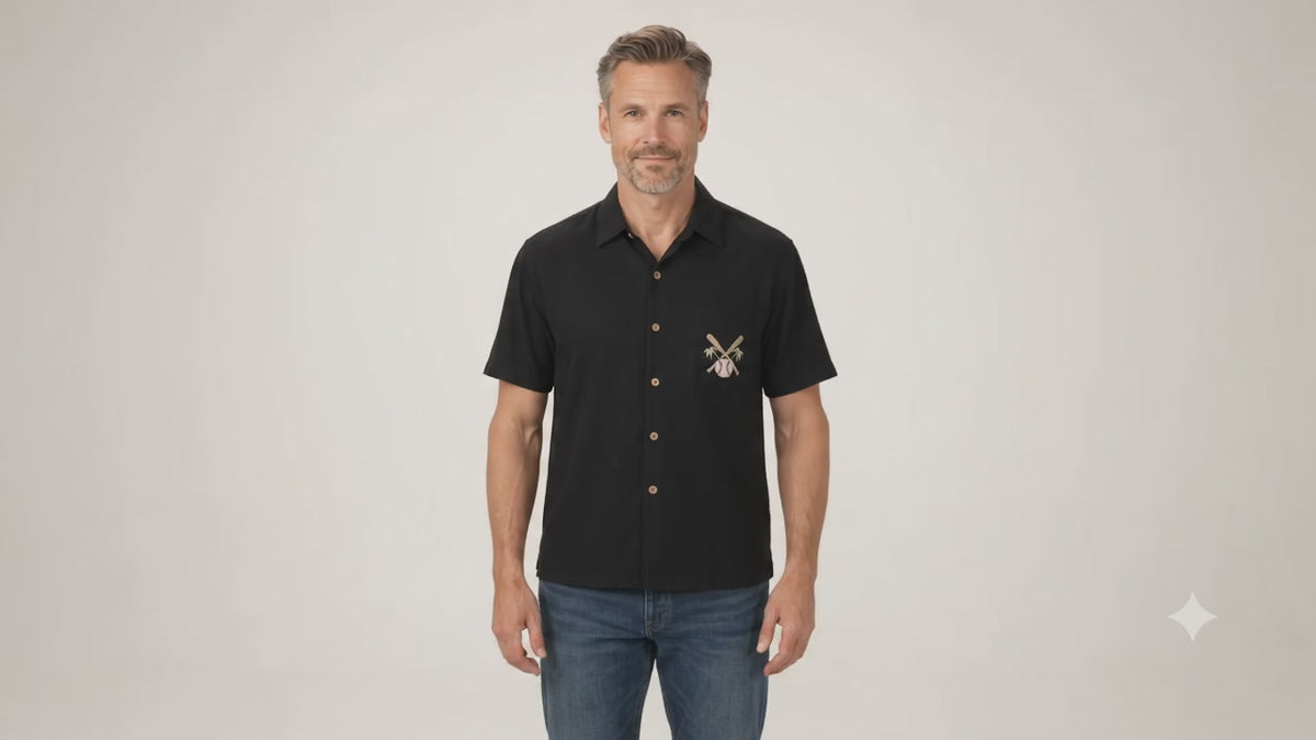World Paradise Series Polynosic Camp Shirt by Bamboo Cay