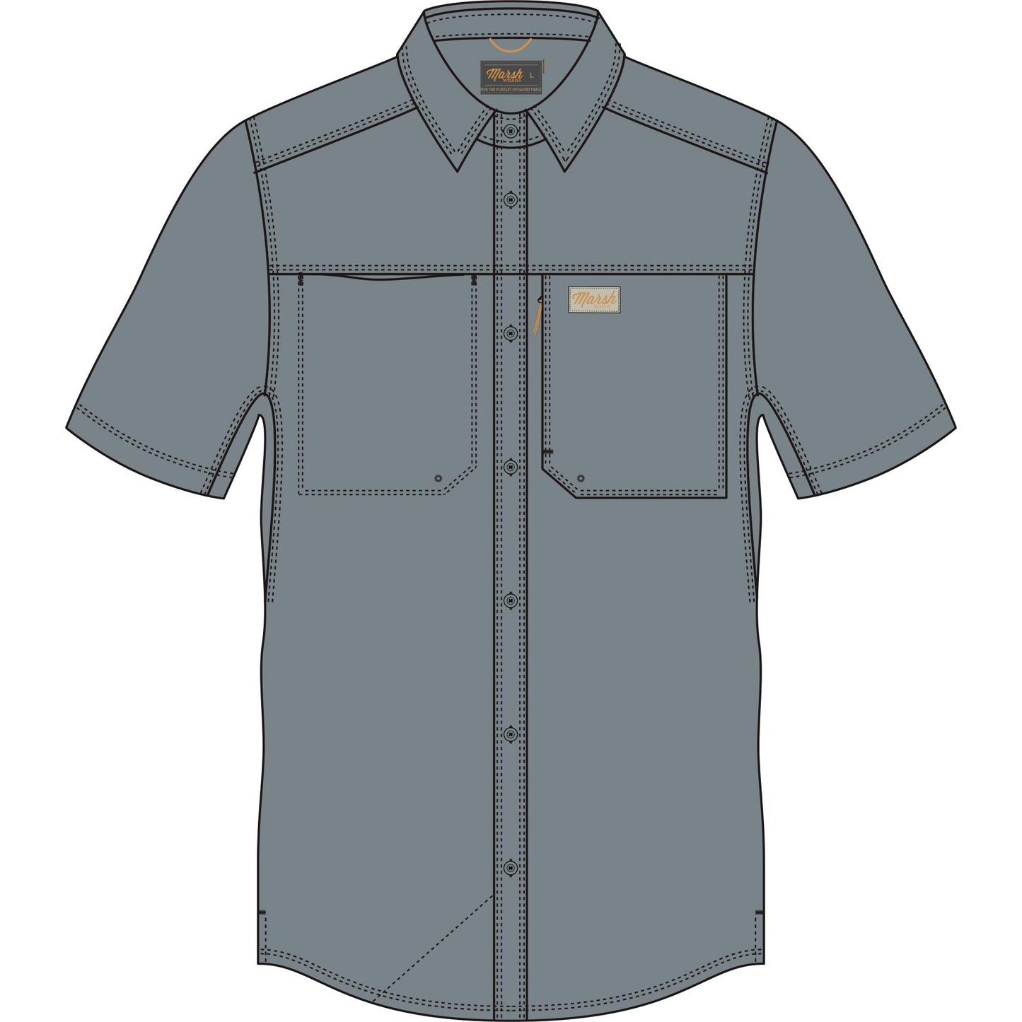 Lenwood Short Sleeve Shirt by Marsh Wear