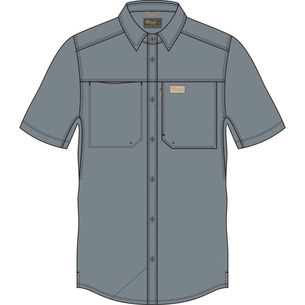 Lenwood Short Sleeve Shirt by Marsh Wear