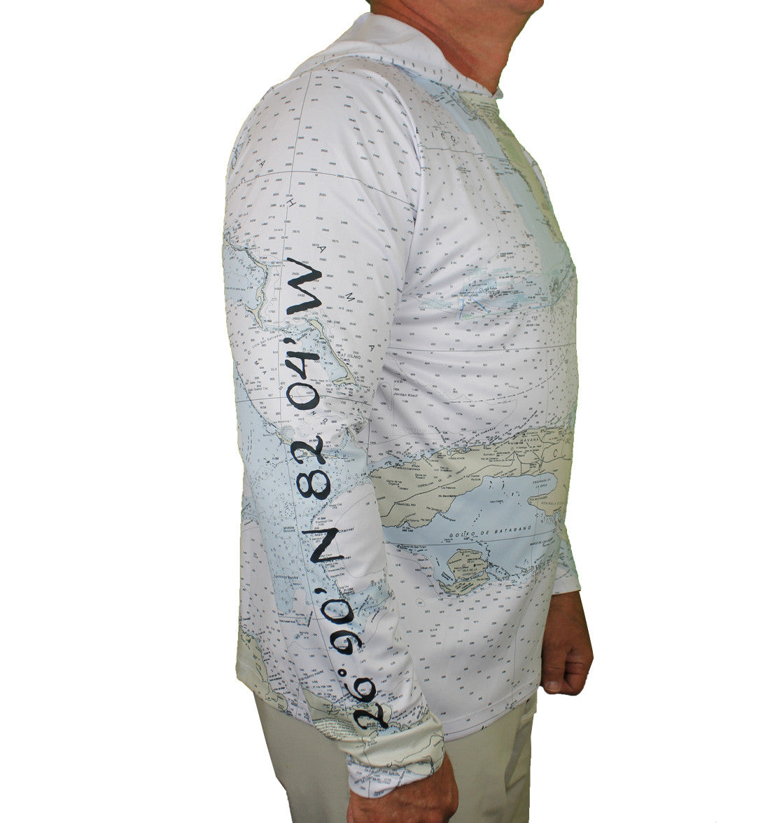 Charlotte Harbor Chart Map Performance Hoodie
