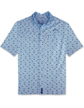 Fish Wave Performance Print Shirt by Bluefin