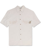 Lonely Pineapple Embroidered Polynosic Camp Shirt by Bamboo Cay