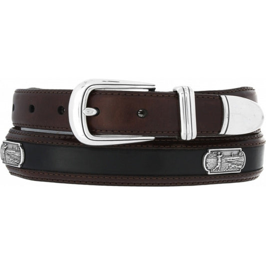 Roberts Golf Belt by Brighton - Brown/Black