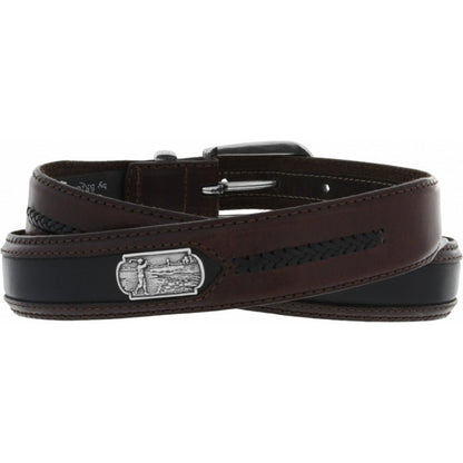 Roberts Golf Belt by Brighton - Brown/Black